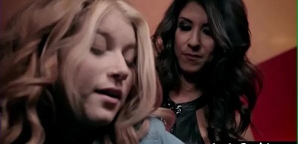  Hot Lesbian (Arya Fae & Raven Hart& Get Sex Toys Punish By Mean Lesbo video-02